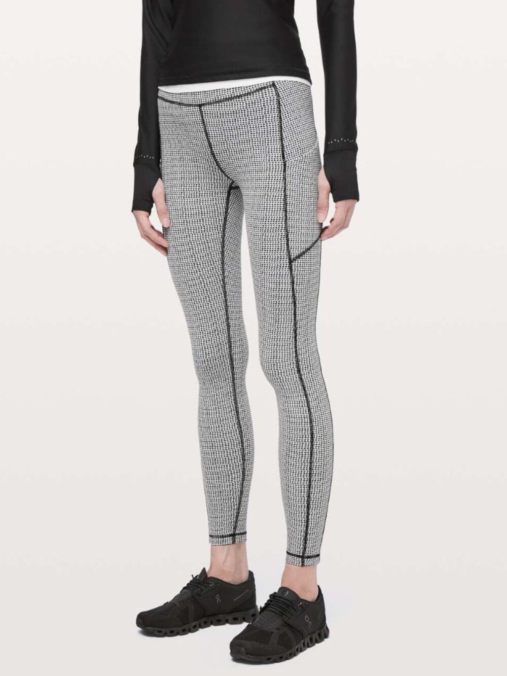 Lululemon Speed Up Tight High Rise Houndstooth Leggings Size 8